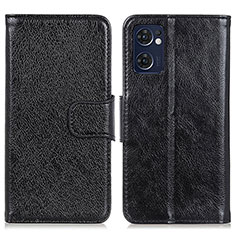 Custodia Portafoglio In Pelle Cover con Supporto N05P per OnePlus Nord CE 2 5G Nero