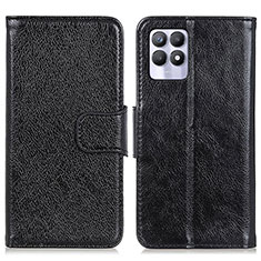 Custodia Portafoglio In Pelle Cover con Supporto N05P per Realme 8i Nero