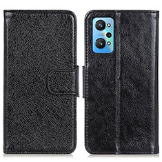 Custodia Portafoglio In Pelle Cover con Supporto N05P per Realme GT Neo2 5G Nero