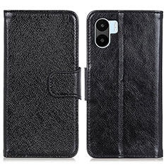 Custodia Portafoglio In Pelle Cover con Supporto N05P per Xiaomi Poco C50 Nero