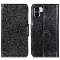 Custodia Portafoglio In Pelle Cover con Supporto N05P per Xiaomi Poco C51 Nero