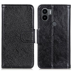 Custodia Portafoglio In Pelle Cover con Supporto N05P per Xiaomi Redmi A1 Plus Nero