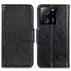 Custodia Portafoglio In Pelle Cover con Supporto N05P per Xiaomi Redmi K60 Ultra 5G Nero