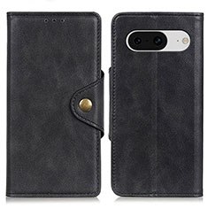 Custodia Portafoglio In Pelle Cover con Supporto N06P per Google Pixel 8 5G Nero