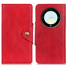 Custodia Portafoglio In Pelle Cover con Supporto N06P per Huawei Honor Magic5 Lite 5G Rosso