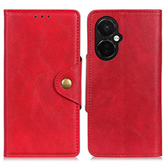 Custodia Portafoglio In Pelle Cover con Supporto N06P per OnePlus Nord CE 3 Lite 5G Rosso