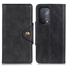 Custodia Portafoglio In Pelle Cover con Supporto N06P per Oppo A54 5G Nero