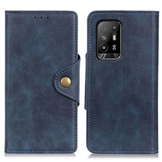 Custodia Portafoglio In Pelle Cover con Supporto N06P per Oppo A94 5G Blu