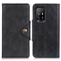 Custodia Portafoglio In Pelle Cover con Supporto N06P per Oppo A94 5G Nero