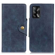 Custodia Portafoglio In Pelle Cover con Supporto N06P per Oppo A95 4G Blu