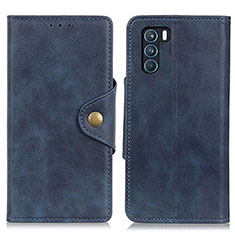 Custodia Portafoglio In Pelle Cover con Supporto N06P per Oppo K9 Pro 5G Blu