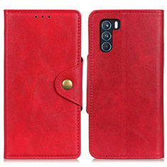 Custodia Portafoglio In Pelle Cover con Supporto N06P per Oppo K9 Pro 5G Rosso