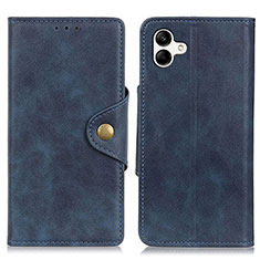Custodia Portafoglio In Pelle Cover con Supporto N06P per Samsung Galaxy A04E Blu