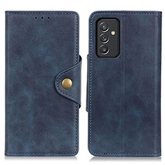 Custodia Portafoglio In Pelle Cover con Supporto N06P per Samsung Galaxy A15 4G Blu