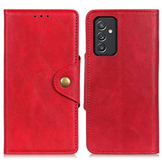 Custodia Portafoglio In Pelle Cover con Supporto N06P per Samsung Galaxy A15 4G Rosso