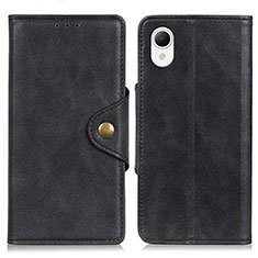 Custodia Portafoglio In Pelle Cover con Supporto N06P per Samsung Galaxy A23s Nero