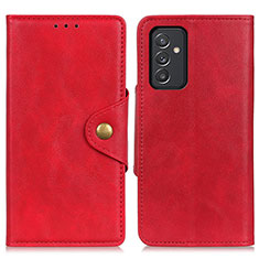 Custodia Portafoglio In Pelle Cover con Supporto N06P per Samsung Galaxy A24 4G Rosso