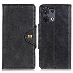 Custodia Portafoglio In Pelle Cover con Supporto N06P per Xiaomi Redmi Note 13 Pro 5G Nero