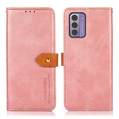 Custodia Portafoglio In Pelle Cover con Supporto N07P per Nokia G310 5G Rosa