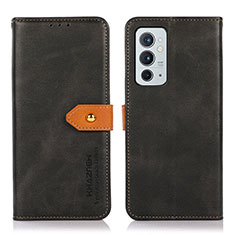 Custodia Portafoglio In Pelle Cover con Supporto N07P per OnePlus 9RT 5G Nero