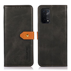 Custodia Portafoglio In Pelle Cover con Supporto N07P per Oppo A93 5G Nero