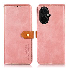 Custodia Portafoglio In Pelle Cover con Supporto N07P per Oppo K11x 5G Rosa