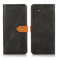 Custodia Portafoglio In Pelle Cover con Supporto N07P per Samsung Galaxy A13 5G Nero