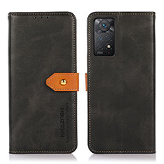 Custodia Portafoglio In Pelle Cover con Supporto N07P per Xiaomi Redmi Note 12 Pro 4G Nero