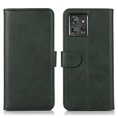 Custodia Portafoglio In Pelle Cover con Supporto N08P per Motorola ThinkPhone 5G Verde