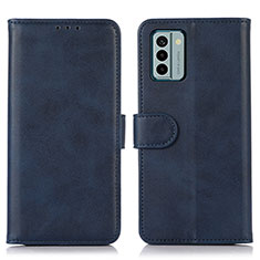 Custodia Portafoglio In Pelle Cover con Supporto N08P per Nokia G22 Blu