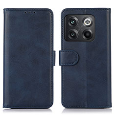 Custodia Portafoglio In Pelle Cover con Supporto N08P per OnePlus 10T 5G Blu