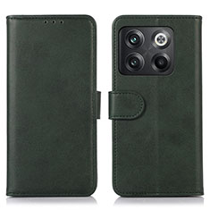 Custodia Portafoglio In Pelle Cover con Supporto N08P per OnePlus 10T 5G Verde