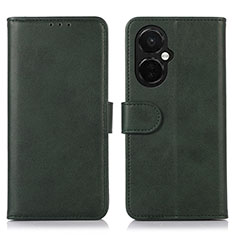 Custodia Portafoglio In Pelle Cover con Supporto N08P per OnePlus Nord CE 3 5G Verde