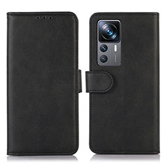 Custodia Portafoglio In Pelle Cover con Supporto N08P per Xiaomi Redmi K50 Ultra 5G Nero