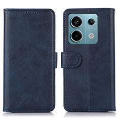 Custodia Portafoglio In Pelle Cover con Supporto N08P per Xiaomi Redmi Note 13 Pro 5G Blu