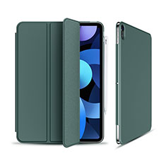 Custodia Portafoglio In Pelle Cover con Supporto per Apple iPad Air 5 10.9 (2022) Verde