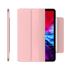 Custodia Portafoglio In Pelle Cover con Supporto per Apple iPad Pro 11 (2021) Oro Rosa