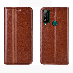 Custodia Portafoglio In Pelle Cover con Supporto per Huawei Honor Play4T Arancione