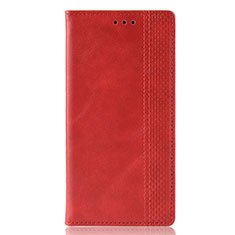 Custodia Portafoglio In Pelle Cover con Supporto per Huawei Nova Lite 3 Plus Rosso