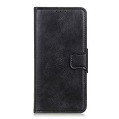 Custodia Portafoglio In Pelle Cover con Supporto per Sony Xperia 5 Nero