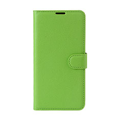 Custodia Portafoglio In Pelle Cover con Supporto per Wiko Wim Lite 4G Verde