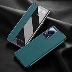 Custodia Portafoglio In Pelle Cover con Supporto per Xiaomi Civi 5G Verde