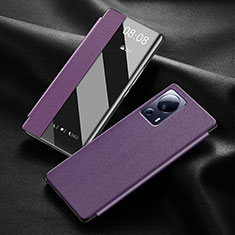 Custodia Portafoglio In Pelle Cover con Supporto per Xiaomi Civi 5G Viola