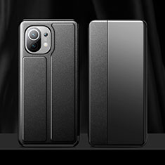 Custodia Portafoglio In Pelle Cover con Supporto per Xiaomi Mi 11 5G Nero