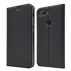 Custodia Portafoglio In Pelle Cover con Supporto per Xiaomi Mi 8 Lite Nero