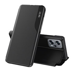 Custodia Portafoglio In Pelle Cover con Supporto Q02H per Xiaomi Redmi K50i 5G Nero