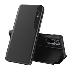 Custodia Portafoglio In Pelle Cover con Supporto Q02H per Xiaomi Redmi Note 10S 4G Nero