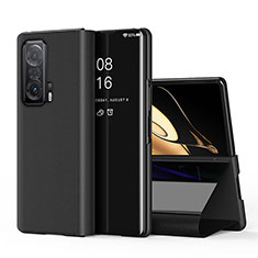 Custodia Portafoglio In Pelle Cover con Supporto QH1 per Huawei Honor Magic V 5G Nero