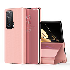 Custodia Portafoglio In Pelle Cover con Supporto QH1 per Huawei Honor Magic V 5G Oro Rosa