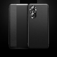 Custodia Portafoglio In Pelle Cover con Supporto QK1 per Huawei Nova 9 SE Nero